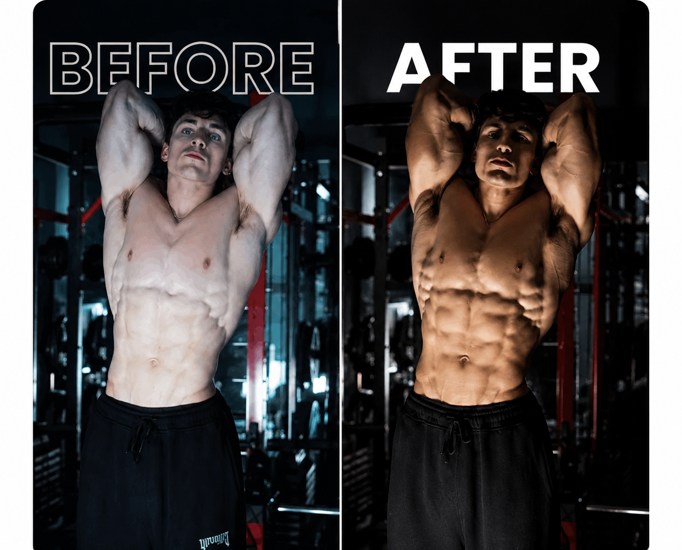 FlexBeam™ Pro Gym Light – Rechargeable Magnetic LED Light with 180° Adjustable Panels