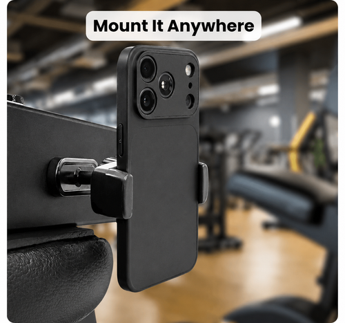 FlexGrip™ Magnetic Phone Mount | 360° Adjustable Gym Holder